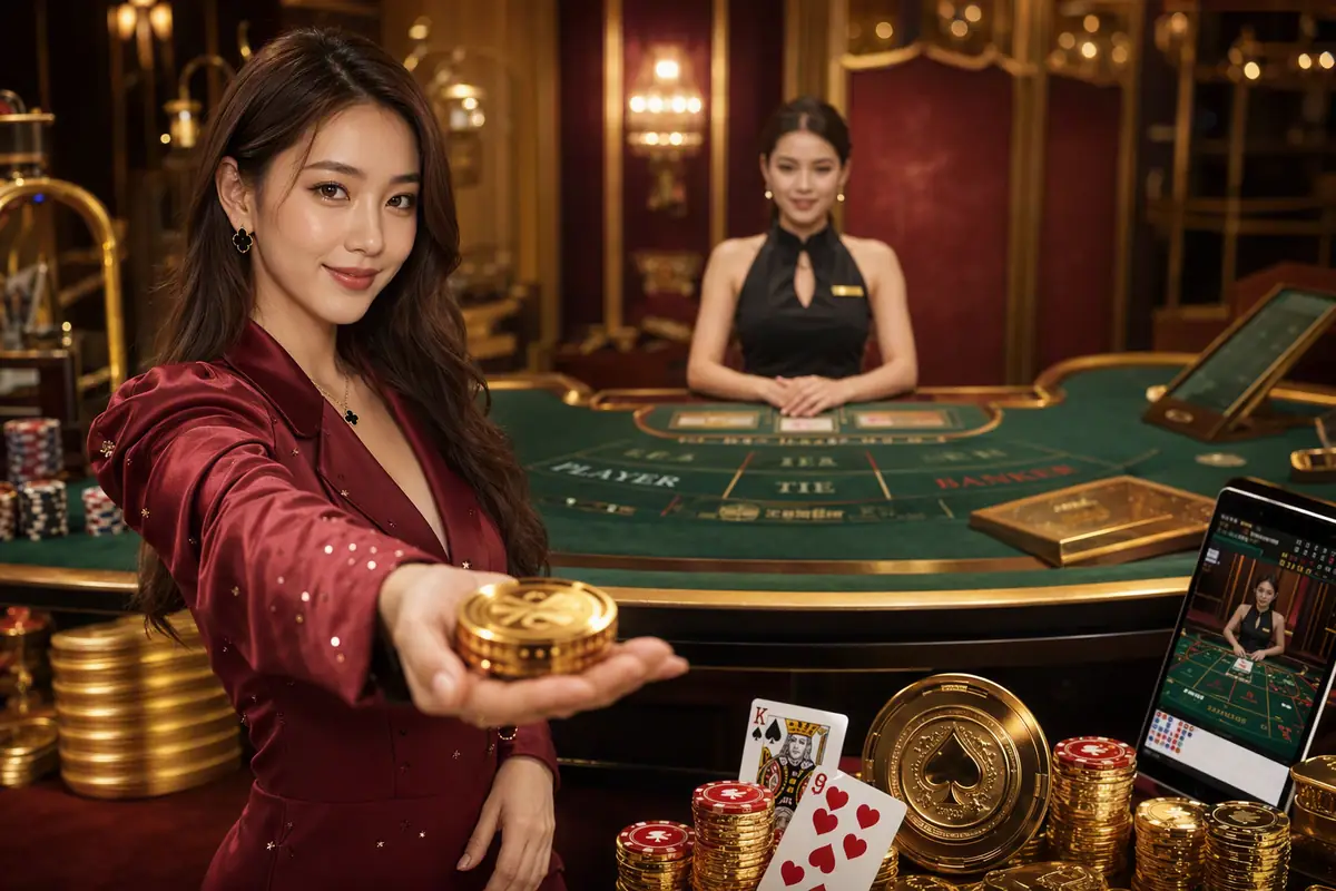 myr918 Casino meja baccarat dealer langsung